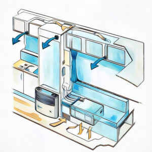 portable air conditioning for vans campers and motorhomes and trucks